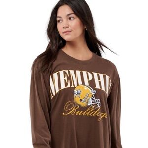 Hollister Memphis Bulldogs Long Sleeved Tshirt
